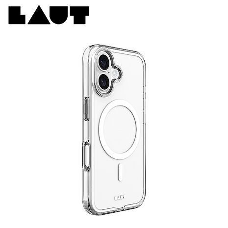 iPhone 16 LAUT磁吸晶透保護殼-透明