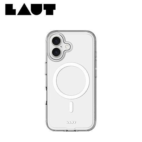 iPhone 16 LAUT磁吸晶透保護殼-透明