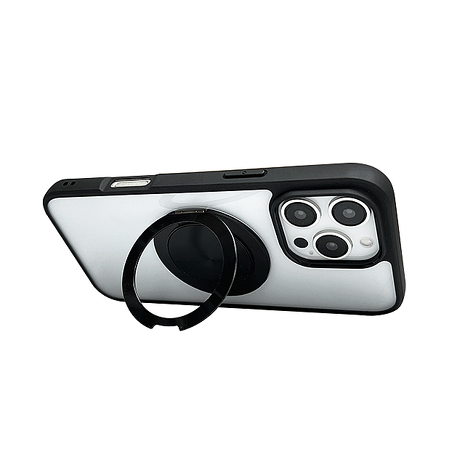 iPhone 16 Pro Max CASE SHOP 360度磁吸站立保護殼-透黑