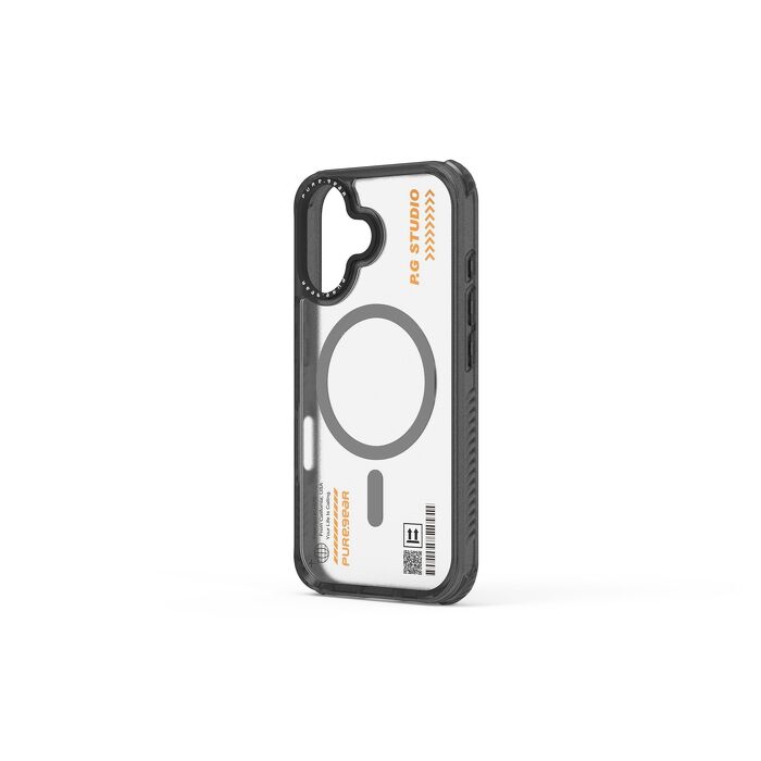 iPhone 16 PureGear冰霧防摔磁吸保護殼-黑色