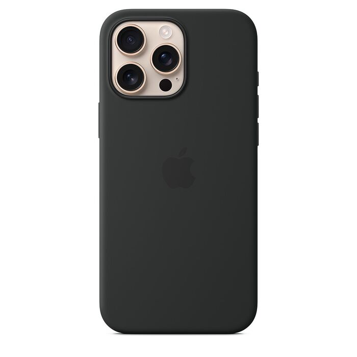 iPhone 16 Pro Max MagSafe 矽膠保護殼-黑色