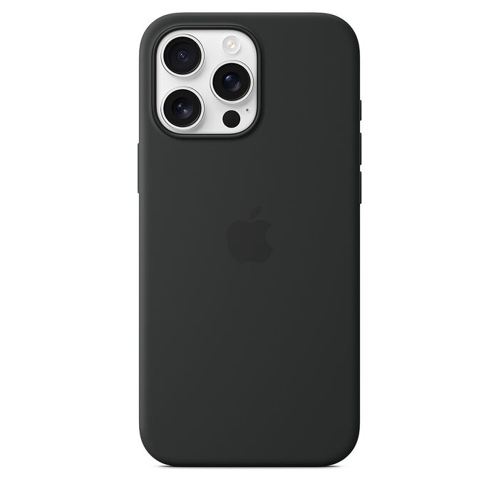 iPhone 16 Pro Max MagSafe 矽膠保護殼-黑色