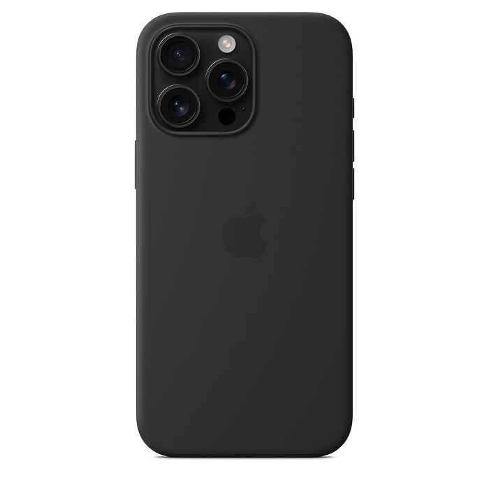 iPhone 16 Pro Max MagSafe 矽膠保護殼-黑色