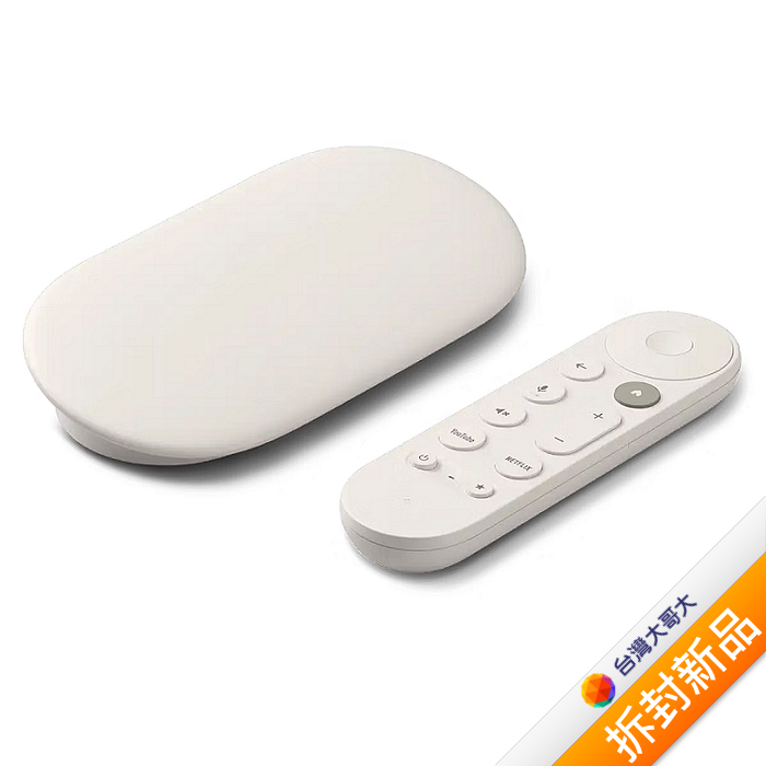 Google TV Streamer (4K)-(白)【拆封新品】