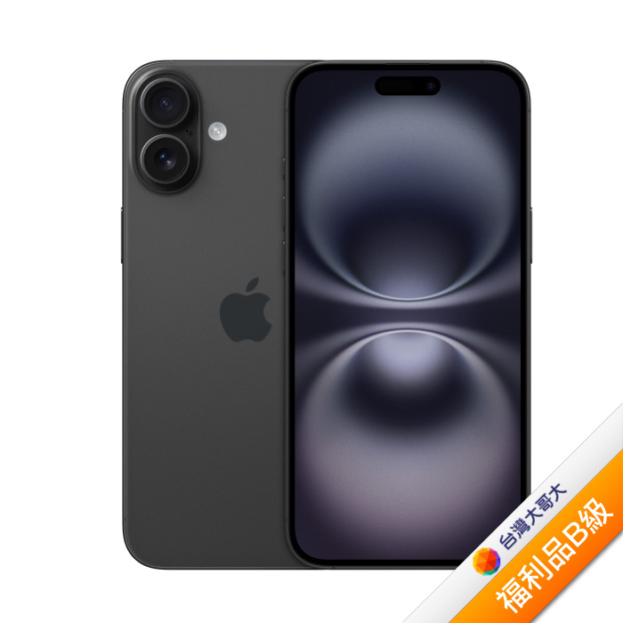 APPLE iPhone 16 Plus 256G (黑)(5G)【拆封福利品B級】