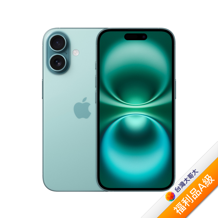 APPLE iPhone 16 Plus 256G (湖水綠)(5G)【拆封福利品A級】
