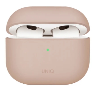 AirPods 4 UNIQ Lino 液態矽膠保護套-粉