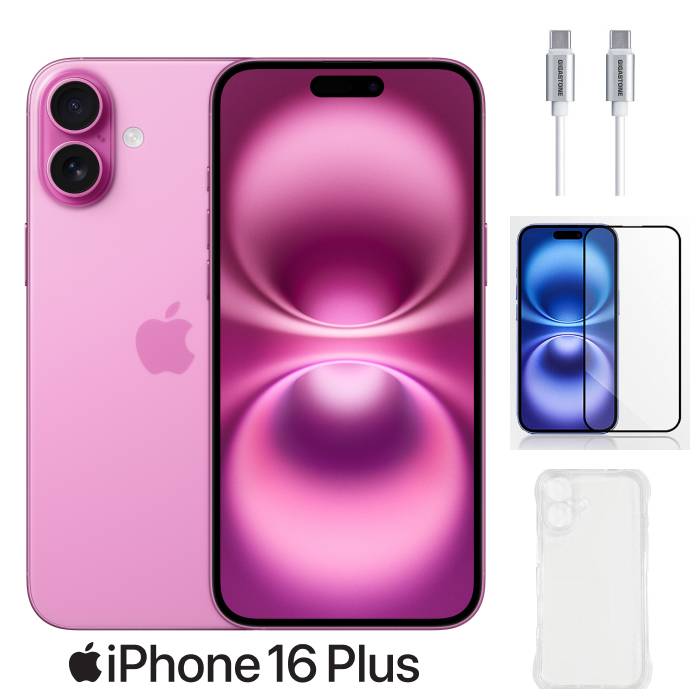 APPLE iPhone 16 Plus 256G (粉)(5G)【超值配件組】