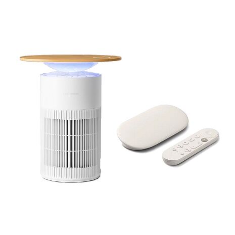 SwitchBot 空氣清淨機Table + Google TV Streamer (4K)【超值組】智慧家庭
