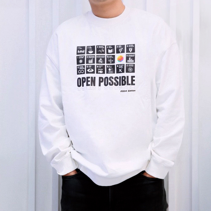 2024 Open Possible 美式大學T-永續潮流款(2XL)