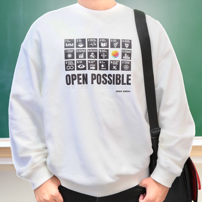 2024 Open Possible 美式大學T-永續潮流款(2XL)