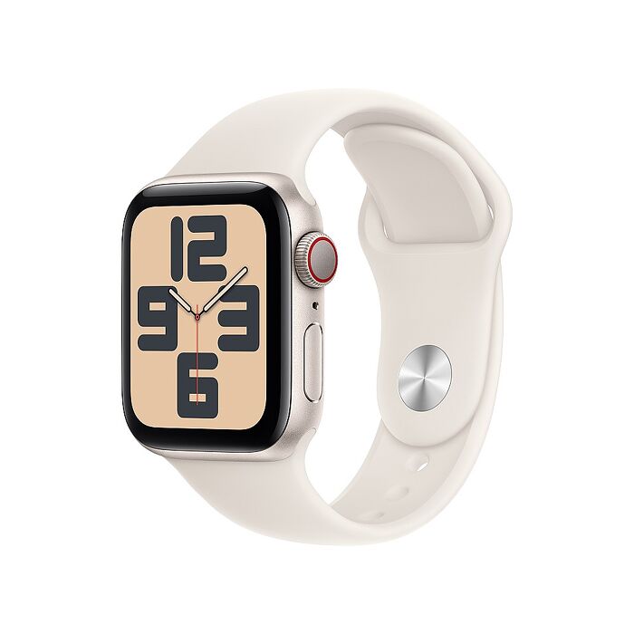 【限時促銷】Apple Watch SE 2 LTE版 40mm(S/M)星光色錶殼配星光色運動錶帶(MXGJ3TA/A)【拆封福利品A級】