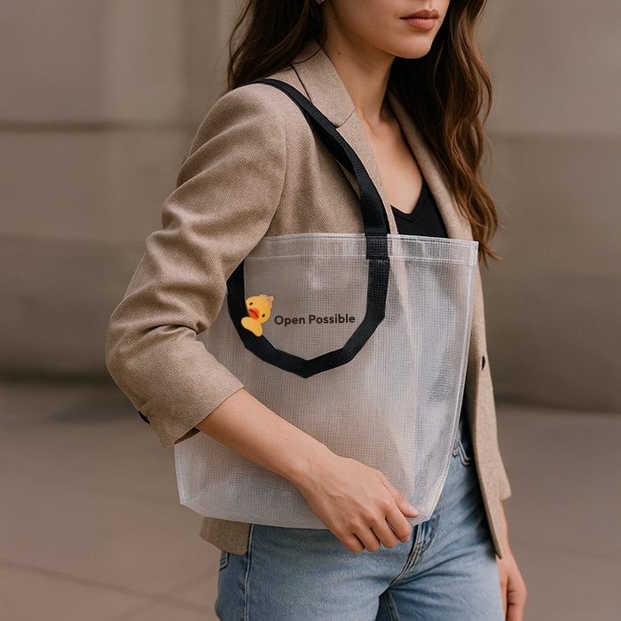 Taiwan Duck透明編織袋