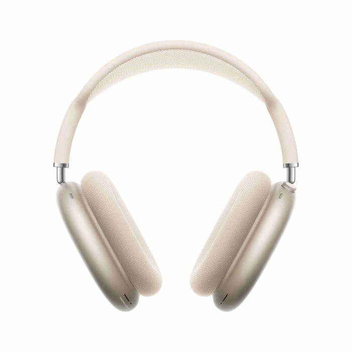 Apple原廠Airpods Max無線耳罩式藍牙耳機(USB-C) (MWW53TA/A)-星光色【拆封新品】