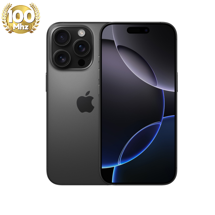 APPLE iPhone 16 Pro 256G (黑色鈦金屬) 【保護殼貼組+智慧插座】