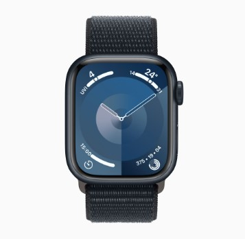 Apple Watch SE(2023) GPS版 40mm午夜色鋁金屬錶殼配午夜色運動型錶環(MRE03TA/A)【全新出清品】