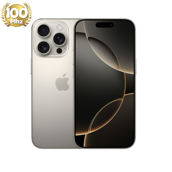 APPLE iPhone 16 Pro 128G (原色鈦金屬)【保護殼貼組+智慧插座】
