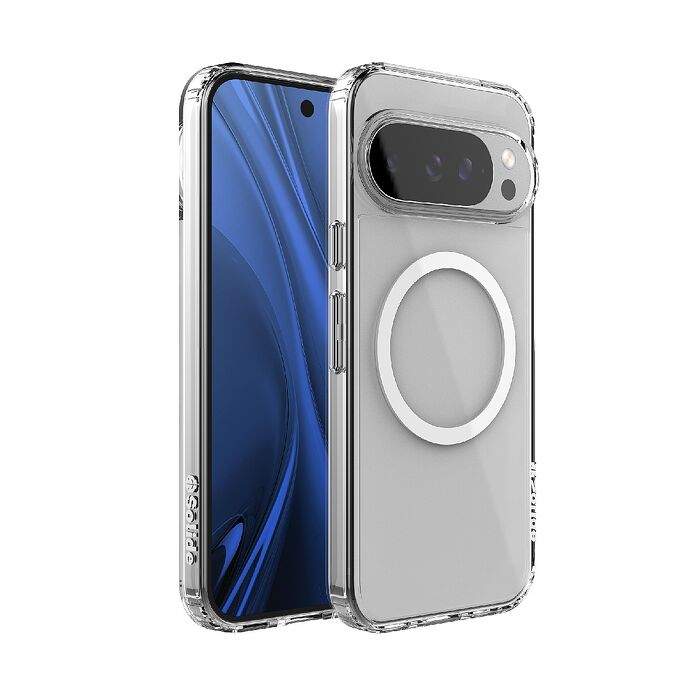 Google Pixel 10/10 Pro Solide 防摔雙料磁吸保護殼-透明