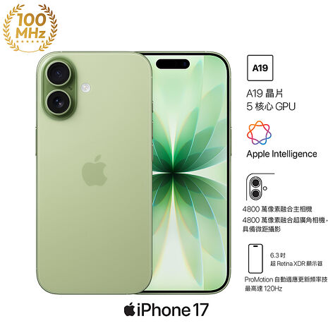 APPLE iPhone 17 256G (綠) (5G)
