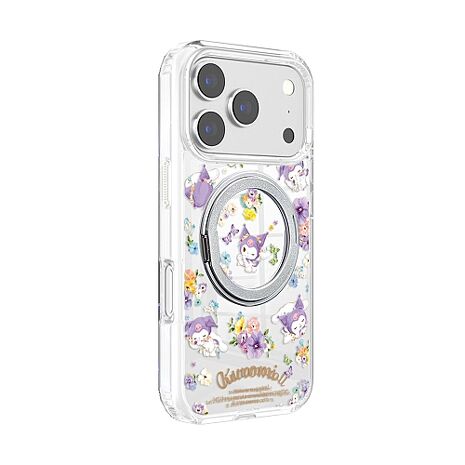iPhone 17 Pro apbs軍規防摔旋轉立架磁吸殼-庫洛米