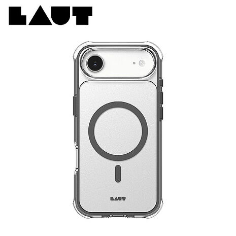 iPhone Air LAUT 磁吸360氣墊軍規耐衝擊保護殼-深灰