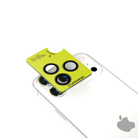 PureGear藍寶石鏡頭保護貼(iPhone 17 Pro /17 Pro Max(3鏡))-黑