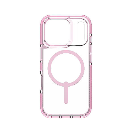 iPhone 17 Pro ZAGG 軍規防摔磁吸保護殼-透粉