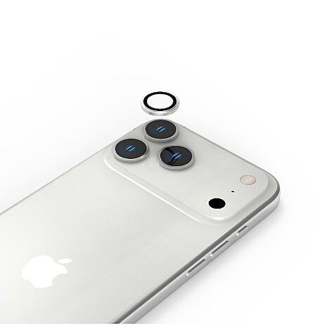 PureGear藍寶石鏡頭保護貼(iPhone 17 Pro /17 Pro Max(3鏡))-銀