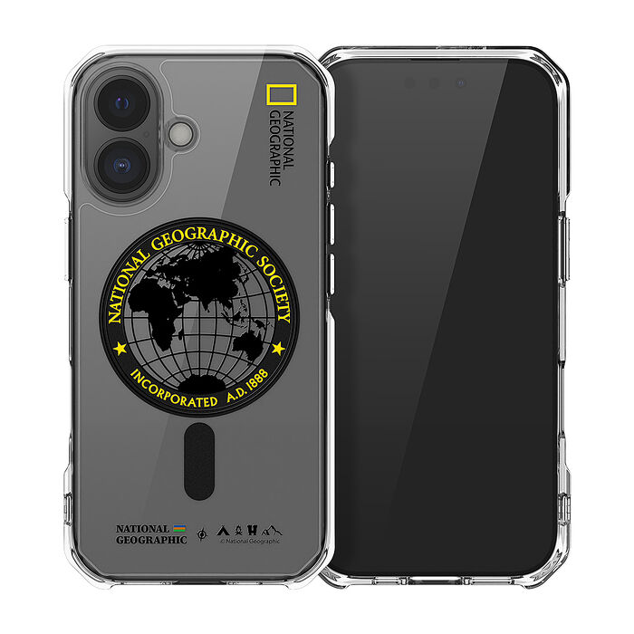iPhone 17 NatGeo Rugged 磁吸防摔保護殼-全球黃