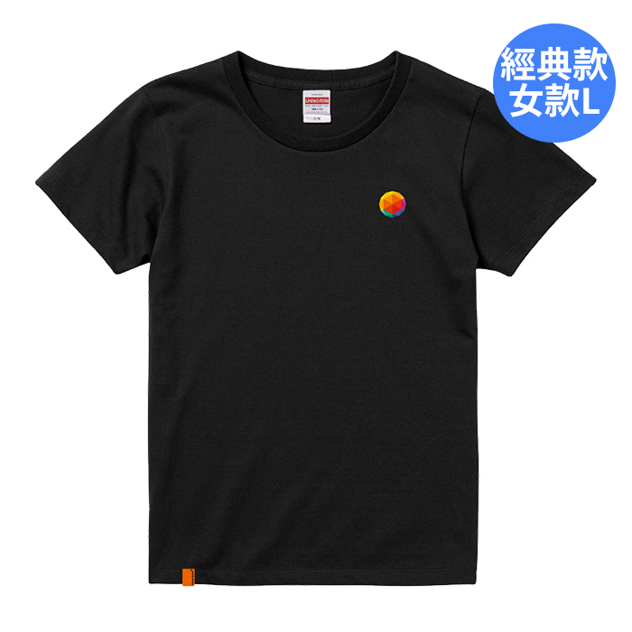 Open Possible經典款logoT(女-黑-L)