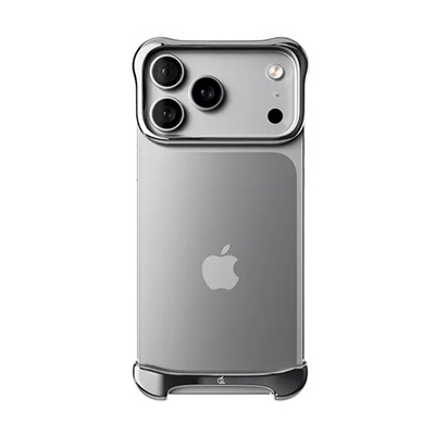iPhone 17 Pro Max ARC Pulse航太級鋁製極簡保護殼-鏡面銀