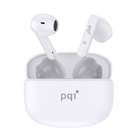 PQI BT09 降噪真無線藍牙5.3耳機-白