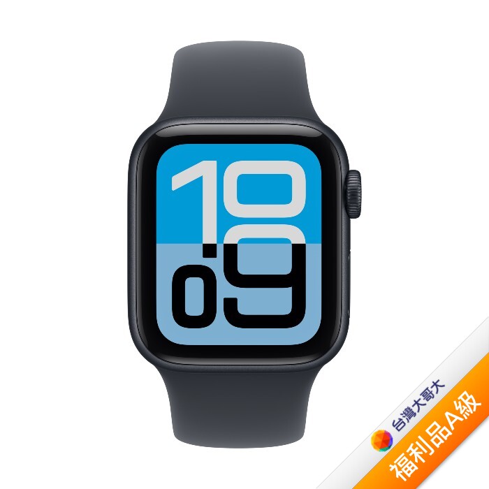 Apple Watch SE 3 GPS 40mm 午夜色錶殼配午夜色錶帶-M/L(MEHC4TA/A)【拆封福利品A級】