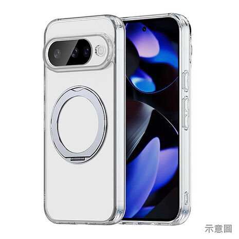 Google Pixel 10a 防摔旋轉磁吸立架透明殼