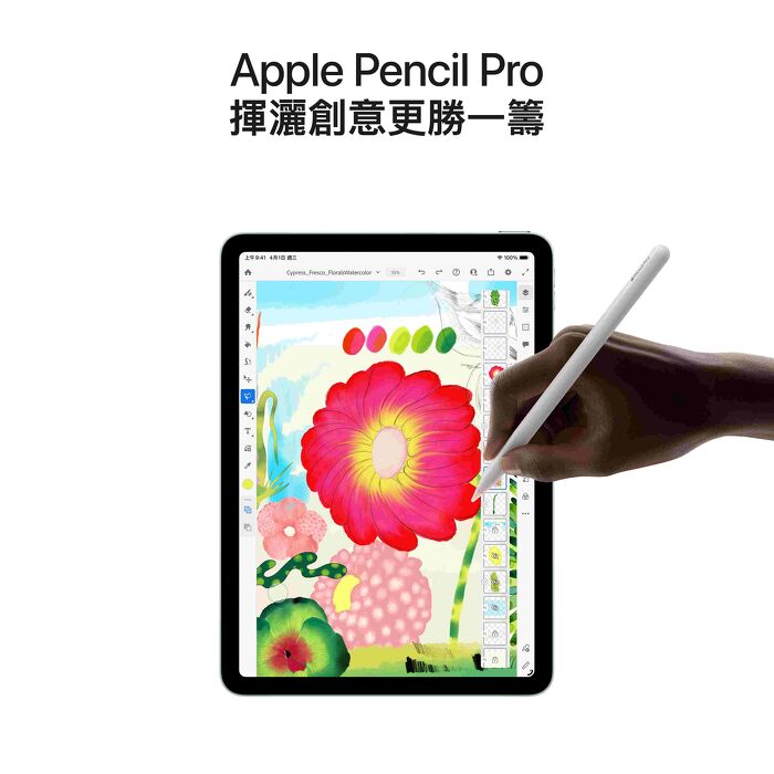 Apple iPad Air M4(13吋)_256GB-(星光)(WiFi+行動網路機型)