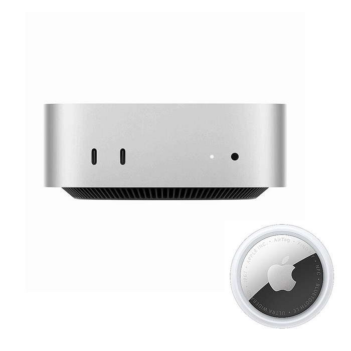 (Apple) Mac mini(M4) 16G/256G (銀)【搭Apple原廠AirTag2】