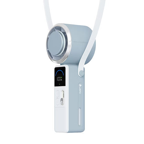 LaPO mini 5000mAh頸掛式製冷風扇-藍