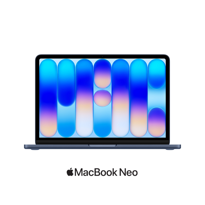 (Apple) MacBook Neo 13吋(A18 Pro) 8G/256G  (靛青色)【搭原廠USB-C 數位AV多埠轉接器】