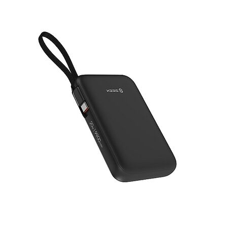SEEK 9900mAh半固態三合一磁吸行動電源-黑