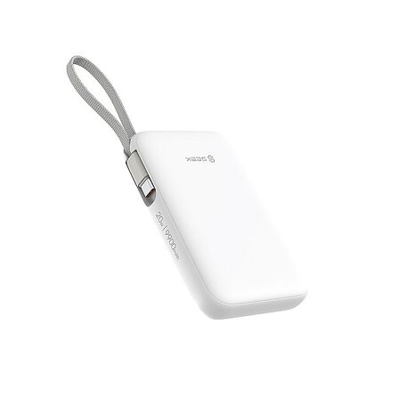SEEK 9900mAh半固態三合一磁吸行動電源-白