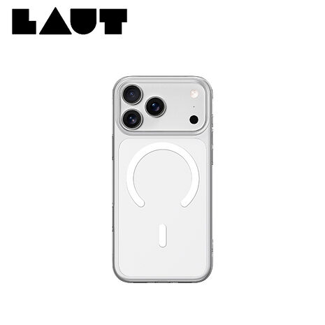 iPhone 18 Pro/17 Pro LAUT 磁吸晶透保護殼(相機按鍵)-透明