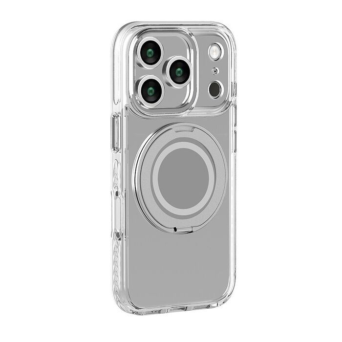 iPhone 18 Pro/17 Pro artmo 360磁吸立架防摔殼-透明