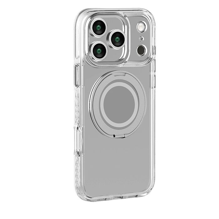 iPhone 18 Pro Max/17 Pro Max artmo 360磁吸立架防摔殼-透明