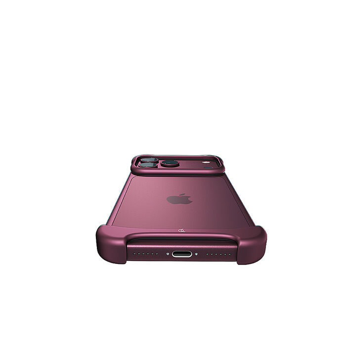 iPhone 18 Pro ARC Pulse 航太級鋁製極簡保護殼-消光深紅