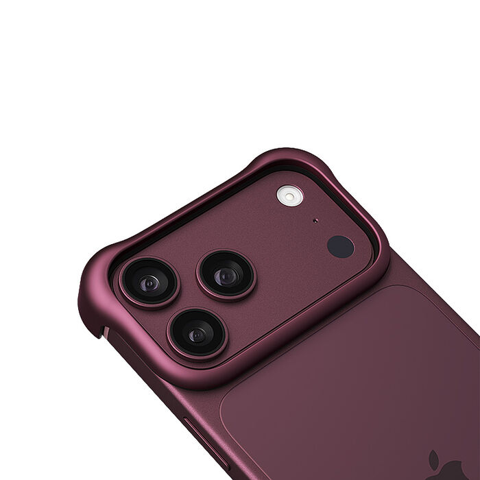 iPhone 18 Pro Max ARC Pulse 航太級鋁製極簡保護殼-消光深紅