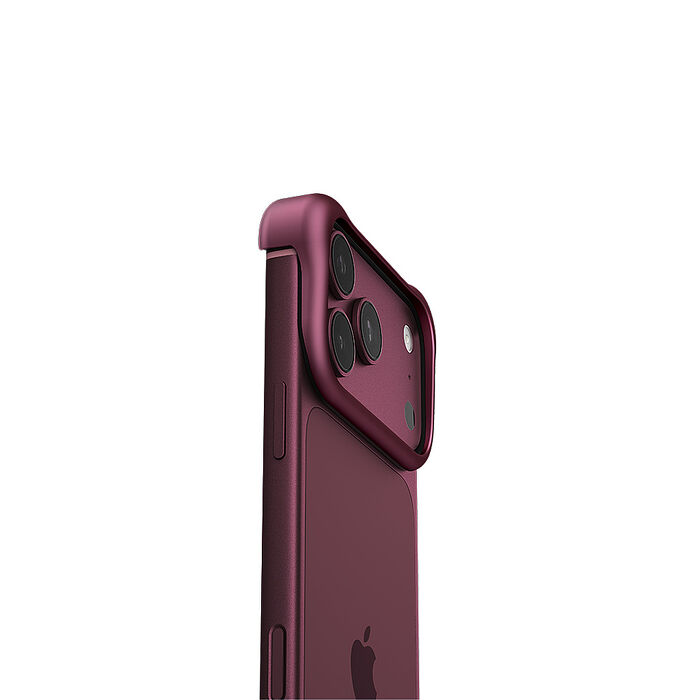 iPhone 18 Pro Max ARC Pulse 航太級鋁製極簡保護殼-消光深紅