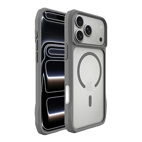 iPhone 18 Pro Max/17 Pro Max MobiMate PURE SOLID 磁吸防摔殼-灰