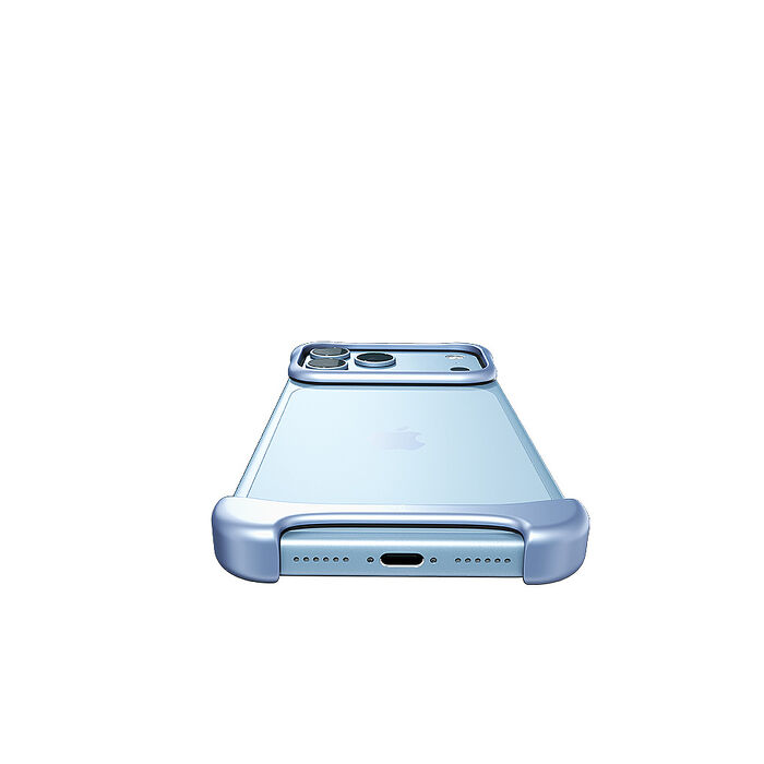 iPhone 18 Pro ARC Pulse 航太級鋁製極簡保護殼-消光淺藍