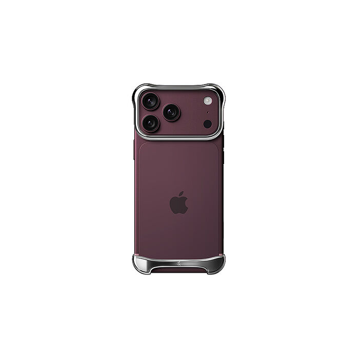 iPhone 18 Pro ARC Pulse 航太級鋁製極簡保護殼-鏡面銀