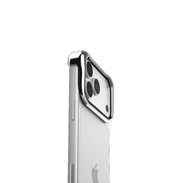 iPhone 18 Pro Max ARC Pulse 航太級鋁製極簡保護殼-鏡面銀